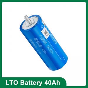 China 66160 40AH Titanate Lithium Ion Yinlong LTO Cells For Car Audio 16000 Long Life Cycle supplier