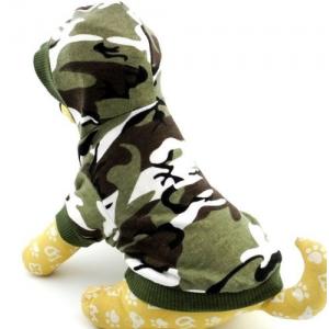 China camouflage army green Pet Puppy Shirt Pet Clothes Vest T Shirt supplier