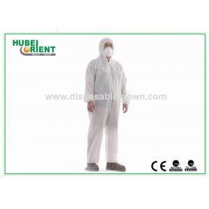 China Тип Не-сплетенный Workwear 5 устранимый Coverall с клобуком и Feetcover для защищают тело wholesale