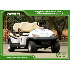 China EXCAR Open Roof Police Electric Patrol Car With Trojan Battery supplier