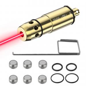 China 9mm Red Laser Bore Sight Laser Boresighter With Chamber Extractor Tool And 9 Batteries supplier