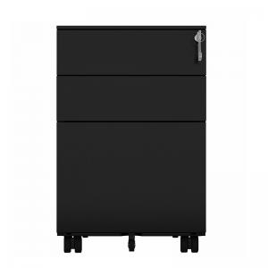 Fully Assembled Including Casters Slim Vertical File Cabinet