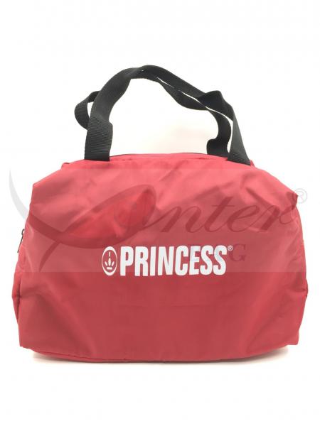 Red 600D Polyester Small Travel Tote Bag With Zipper Environmental Protection