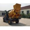 China Auto Self Loading Concrete Mixer Truck with PLC Weighing System wholesale