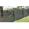 Villa Garden Decoration Powder Coated Laser Cut Screen Aluminum Garden Fence