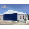 White Large Aircraft Military Hangar Tent With Rolling Door For Banquet