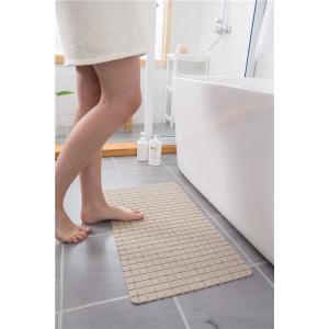 Safety Massage Non Slip Pvc Bath Mat Printed  Non Slip Suction Backing Bath Mat