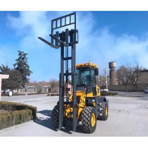 China 4 T Construction Fork Lift Trucks 1070mm Fork Length , Diesel Forklift Truck Ce Certificate supplier