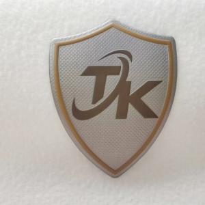 China Eco Friendly Material Custom Embossed 3D TPU Patch For Garment supplier