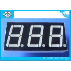 China 0.8 Inch 7 Segment Led Displays , Counter Display Three 3 Digit For Household Eletronics supplier