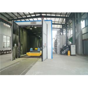 L6 * W4 * H4m Abrasive Blast Rooms , Clean Weld Joint Sand Blasting Cabinet System 