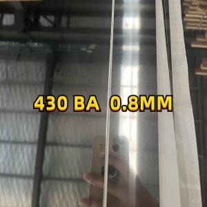 China BA Finished Grade 430 Stainless Steel Sheet 0.3-3mm 1250*2500mm 1.4016 Inox Sheet supplier