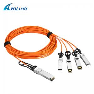 40G QSFP+ To 4 SFP+ Breakout AOC Cable 40G Infiniband SDR DDR QDR Support