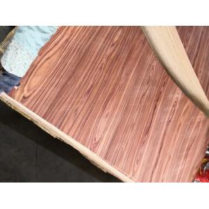 China 0.5mm Crown Cut Santos Veneered Plywood for Cabinet/Furniture Usage supplier