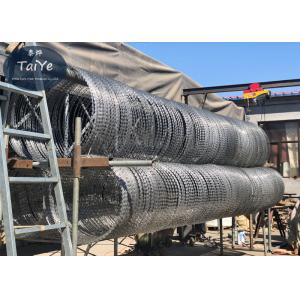 China BTO22 Triple Coil Razor Blade Wire Fence With Hexagonal Shaped Aluminum Pipe Fram supplier