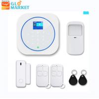 China Glomarket Smart Alarm Sensor Two Way Audio Sensor Tuya WiFi GSM Home Alarm Security System on sale