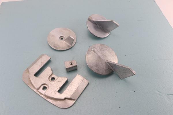 Zinc Marine Sacrificial Anodes Customized Dimension For Boats / Ships