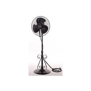 China 16 18 Inch Oscillating Pedestal Fan 3 Metal Blade Chrome Floor Standing For Home supplier