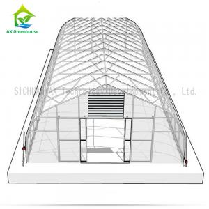 Agricultural Hydroponic Single Span Greenhouse For Mushroom Cultivation