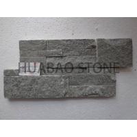 China Chinese Black Cultured Stone Panels Custom For Indoor Outdoor Garden Wall on sale