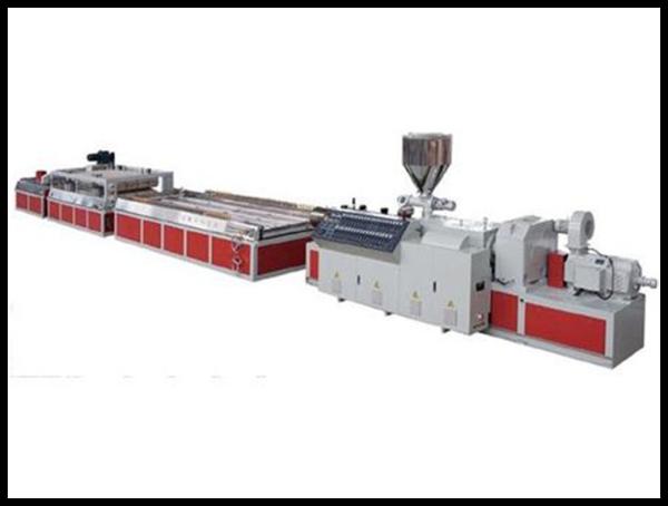 High efficiency WPC machine / production line for PVC , PE , PP , WPC windows and door