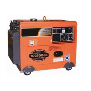 7kva Small Portable Generators , 3000rpm / 3600rpm Engine Diesel Portable Generator Air Cooled