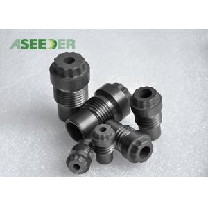 OEM Tungsten Carbide Spray Nozzle / Black Cemented Carbide Wear Parts