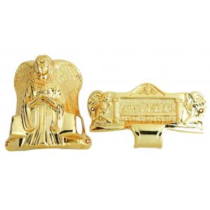 Angel Shaped Coffin Corner Last Supper Lugs Design 19# Model In Gold Plating