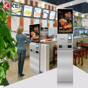 China 27 inch self service order kiosk terminal restaurant ordering machine supplier