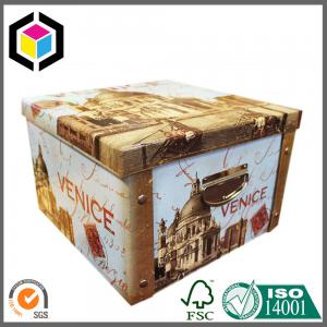 China Glossy Color Printing Cardboard Storage Box; Easy Setup Paper Gift Box supplier