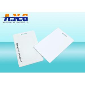 China 125Khz RFID ABS Clamshell Blank ID Card TK4100 with Serial Number supplier