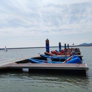 Puente de Marina Jetty Pontoon Berth Floating del dique flotante del yate del barco