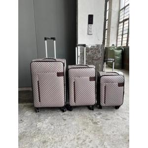 Wear Resistant PU Suitcase , Multifunctional Leather Carry On Luggage