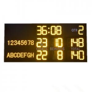 China Light And Portable AFL Electronic Scoreboard With Aluminum Alloy Frame supplier