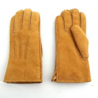 China Lambskin Fashion Womens Soft Leather Gloves Plain Style For Hands Warm on sale