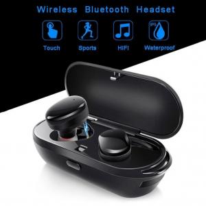Fones de ouvido sem corda sem fio verdadeiro Mini Sports Earbuds Music Handsfree dos auriculares T2c dos fones de ouvido de Tws Bluetooth dos fones de ouvido para telefones