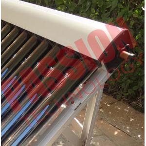 China High Absorption Heat Pipe Collector , Solar Hot Water Collector Pitched Roof Installation supplier