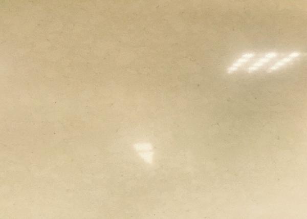 Light Yellow Artificial Crystal Engineered Stone Worktop Big Slab For Kitchen