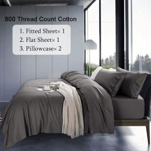 Bedroom Cooling Sheets Sets 100% Pure Egyptian Cotton 800 Thread Count Sateen Weave