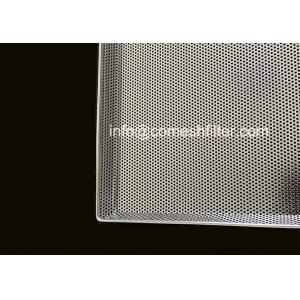 Customized Silver Bbq Stainless Steel Wire Mesh Tray Moistureproof