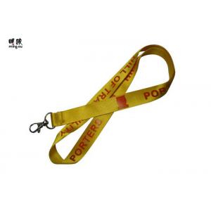 China Business Custom Event Lanyards Embroidered , Full Color Photo Id Lanyards supplier