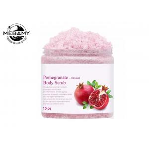 China Exfoliating Skin Care Body Scrub , Pomegranate Brightening Body Scrub Anti Aging supplier
