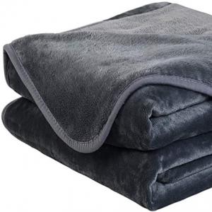 330gsm 90''X108'' King Size Fleece Blanket , Bedsure Flannel Fleece Blanket