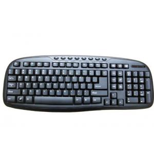 China Black compact  desktop wireless / Cordless USB Keyboard with ps 2 connector WES-K-005 supplier