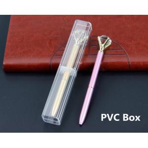 China PVC box package advertising pen diamond pen student gift pen custom metal diamond ballpoint pen supplier