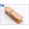 China Natural Material Clothes Clip 128GB Pendrives USB Multi Function wholesale