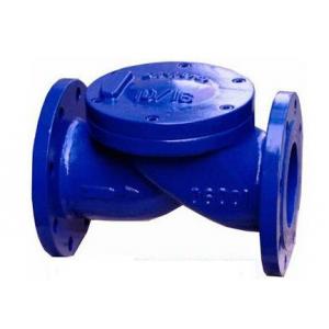 China Wedge Ductile Iron Swing Check Valve DN15 ~ DN600 , Rubber Disc Check Valve supplier