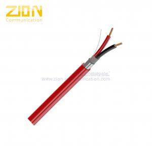 FPL Shielded Fire Alarm Cable 18 AWG 2 Core Non-Plenum PVC for Smoke Detectors