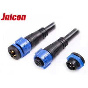 Plastic LED Light Cable Connector Overmolded With Male Plug Female Socket