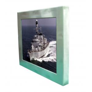 Stainless Steel Rugged Industrial PC 65" With High Bright PCAP Resistive iR Touch